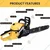 XLNT 2.8kW 62 cc Petrol Chain Saw with 18 inch Guide Bar, THGCS 1 (72)