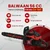 Balwaan CS-560, 56cc 2-Stroke Petrol Chainsaw with 22 Inch Guide Bar, Low Vibration, Easy Start & Full Chisel Chain