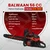 Balwaan CS-560, 56cc 2-Stroke Petrol Chainsaw with 22 Inch Guide Bar, Low Vibration, Easy Start & Full Chisel Chain