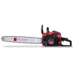 BSC Power 5800, 58cc Petrol Chainsaw with 18 inch Guide Bar for Felling/Cutting Trees, Logging Woods