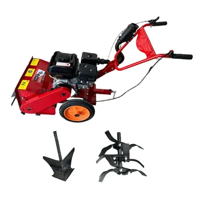 Double Bull 7 HP 4 Stroke 11 Inch Front Rotary Petrol Power Weeder With Free Tiller & Ridger