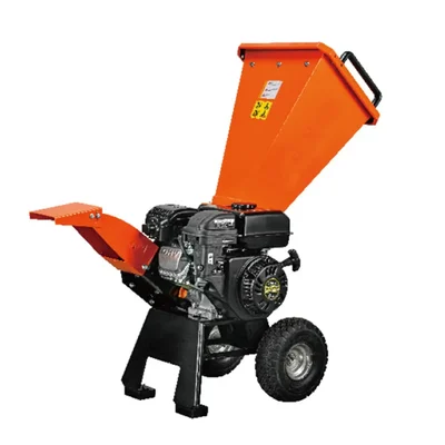 Petrol Operated 4 Stroke 7 Hp 196 cc Wood Chipper, Agricultural Waste Crusher, Wood Crusher & Leaf Grinding Machine
