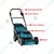 Makita DLM462Z, 1600 watt 460 mm Twin 18Vx2 Brushless Self-Propelled Cordless Lawn Mower