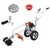 Heavy Duty Petrol Grass Cutter with 2 Stroke 52CC Engine with Flat Tiller Attachment