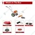 Heavy Duty Petrol Grass Cutter with 2 Stroke 52CC Engine with Flat Tiller Attachment