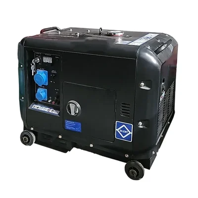 Portable 5.5 kVA Diesel Run Generator with Electric Start