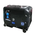 Portable 5.5 kVA Diesel Run Generator with Electric Start