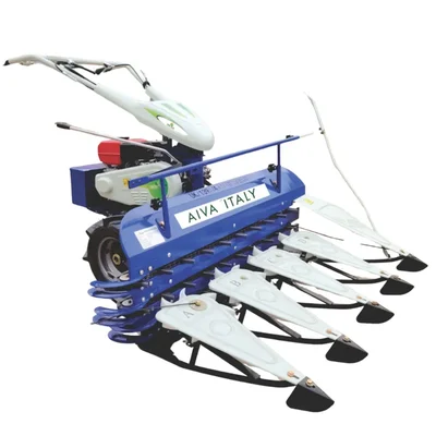 AIVA ITALY AV 2000 Grand Petrol Operated 7 HP 4 Feet Self Propelled Reaper / Harvester Machine for Short & Long Crops