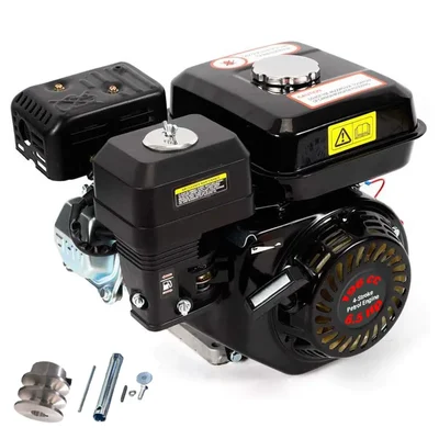 CowTools 196CC 6.5 HP 4 Stroke Single Cylinder Air Cooled Recoil Start Petrol Engine With 3.6L Fuel Tank