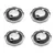 4 Pcs Heavy Duty WP008 Metal Petrol Tank Cap For 168F/170F Engine Power Tiller and Water Pump