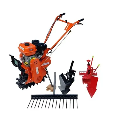 VIS Sammy-7000P, 7HP 212 cc Petrol Engine Track Weeder with 3 Attachments