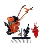 VIS Sammy-7000P, 7HP 212 cc Petrol Engine Track Weeder with 3 Attachments