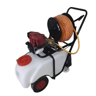 GT Shakti 50L Petrol Trolley Sprayer, 4 Stroke 35cc Engine With 50 Meter Hose Pipe & Spray Gun For Agriculture