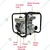 Agrimate 212 CC, 4 Stroke 3 Inch Petrol Water Pump | AM-WPS-30NT