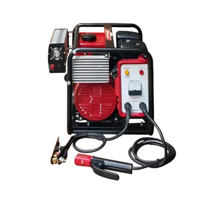 HPM 175 Amp Recoil Start Portable Petrol Run DC Welder Cum Generator Machine (HPW 175D-AC)