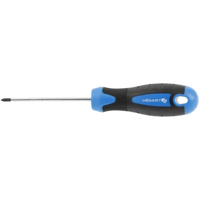 Högert Technik HT1S020 PH0 Screwdriver 75 mm S2 Steel Magnetic Tip DIY Maintenance Hand Tool