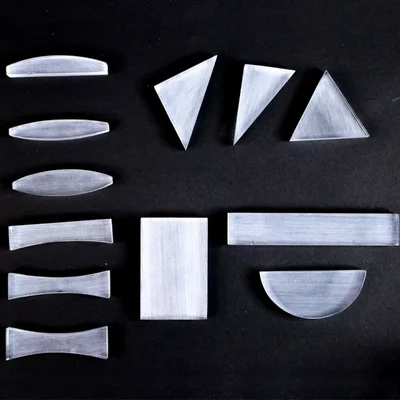 SBT Instruments Physics Optics Kit with 12 Acrylic Demonstration Lenses, Light Refraction Teaching Set