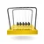SBT Instruments Newton's Cradle 19cm x 15cm x 15cm with 5 Steel Balls (19mm) for Science Physics Pendulum