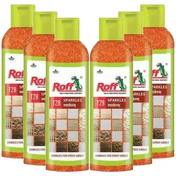 6 Pack of Pidilite Roff (100g x 6pcs) Copper Colour T28 Sparkles Admix for Epoxy Based Tile Grout for Sparkling Joints
