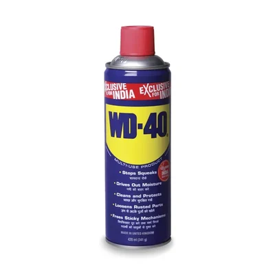 Pidilite WD-40 420ml Multipurpose Spray, Rust Remover, Cleans Bike Chains, Degreaser, and Cleaning Agent