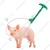 Pig Catcher/ Pig Leash with Sturdy Handle