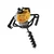 Pilot 63 CC 3 HP Earth Auger / Post Hole Digger / Earth Drill Machine With 4 Inch Drill Bit, PL-EA63