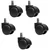 Prakash 2 Inch Pack Of 5 Pin Type Castor Wheel
