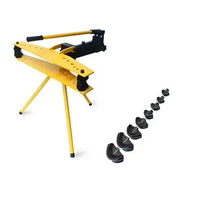 Lion 1/2-3 inch Hydraulic Round Pipe Bending Machine with 8 Dies