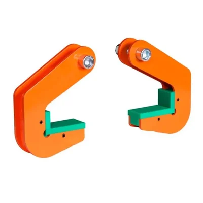 Heavy Duty 2 Pcs Pipe Lifting Clamp For Material Handling & Rigging Operations(Capacity-3 Ton)