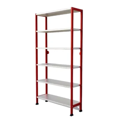 ALIJA 72 x 36 x 12 Inch Powder Coated 6 Shelf Pipe Rack for Multipurpose Uses