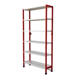 ALIJA 72 x 36 x 12 Inch Powder Coated 6 Shelf Pipe Rack for Multipurpose Uses