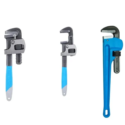 Taparia 3 Pcs Pipe Wrench Combo 10 Inch 12 Inch 18 Inch Heavy Duty Steel Adjustable Plumbing Wrench Set