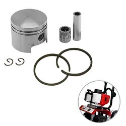 Piston & Ring Set for 2 Stroke 52 cc Engine Mini Tiller(Quantity-1 Set)