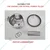 170F Engine Piston Assembly Set(Piston, Ring Set, Pin Piston, Clip Piston Pin) For 7 HP Petrol Power Tiller
