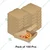 100 Pcs, 7x7x1.5 Inch 320 GSM Duplex Pizza Box for Cookies, Pastries, Mini Cakes, Donuts, Pie Slices