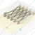 Stainless Steel Expandable 10 Wheel Pastry Cutter for Pastry,Pizza, Pasta, Cakes & Cookies (Double Side 5 Wheel) 