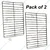 Stainless Steel Oven Rack Set for 10 x 16 Inch Indian Electric Pizza Oven