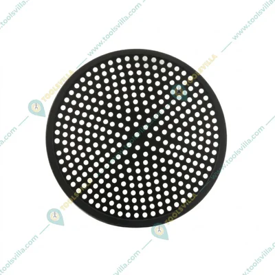 Pack of 6, Hard Anodized 12.5 Inch Aluminium Pizza Screen Non-Stick Commercial Crisp Baking Mesh Tray