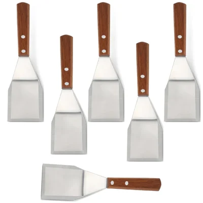 Smart Chef HM41103, 5x3 inch Pizza Lifter/ Lifting Spatula 16pcs, Compact Cake and Pizza Server for Kitchens