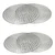 4 pcs Perforated Round Pizza Tray for Oven, Aluminum Body(Size-9 inch)