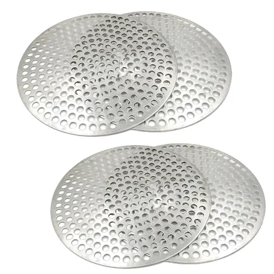 4 pcs Perforated Round Pizza Tray for Oven, Aluminum Body(Size-9 inch)