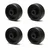 Heavy Duty 75 x 32 MM / 3 x 1.25 Inch I Section Wheel With Plain Bearing ( Pack Of 4)