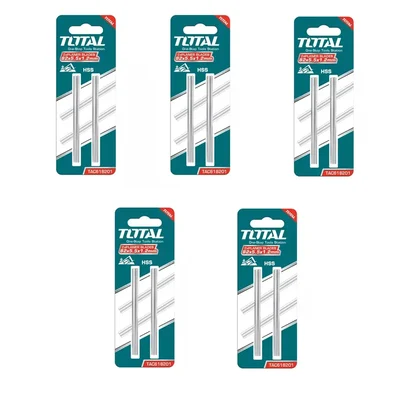 Total 2 Pcs 82X5.5X1.2 mm HSS Planer blade (TAC618201) - Pack of 5