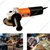 Planet Power 100 mm 950 Watt Angle Grinder, 11000 RPM (PG950 FRHT)