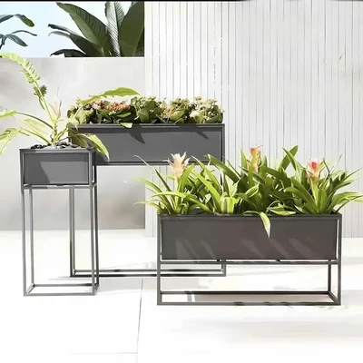 Heavy Duty Metal Plant Stands, Anti-Rust Durable Rack for Home, Garden & Balcony Decor (Pack of 3)