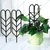 Plant Stem Support Metal Stakes for Climbers and Vines, Used for Gardening Purposes (Pack of 10)
