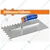 Wadfow Plastering Trowel 280 x 120 mm Size with 10x10 mm Teeth and Unique Design Handle for Plaster Work (WPE2912)
