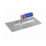 Wadfow Plastering Trowel 280 x 120 mm Size with 10x10 mm Teeth and Unique Design Handle for Plaster Work (WPE2912)