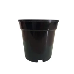 3.5 inch Plastic Round Flower Pot for Garden (Pack-6 pcs)