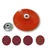 Premium Quality Plastic Backing Pad with Grinder Nut and 20 Nos. Fiber Sanding Disc for Sander, Polisher, Angle Grinders